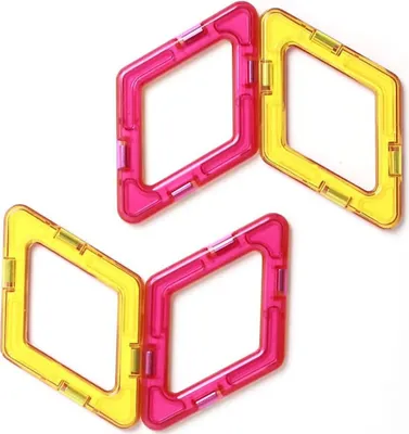 Produktbild von Magnetische Bausteine Rhombus, 4 Stk. , Ersatzteile, kleines Set