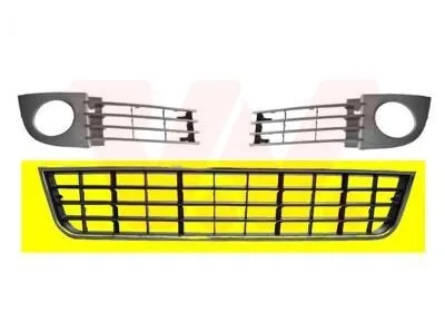 Produktbild von VAN WEZEL Lüftungsgitter Grill Stoßfänger für AUDI A6 Avant (4B5, C5)