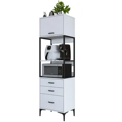 Produktbild von Skye Decor, JE135 - 3101, Schränke, Mehrzweckschrank, Weiß, 60 x 198,6 x 40 cm