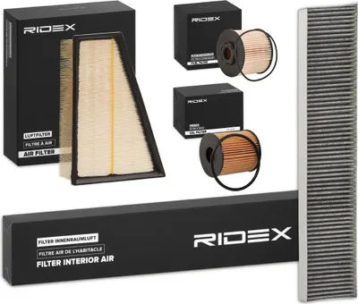 Produktbild von RIDEX Filterset Inspektionspaket Filtersatz für FORD GALAXY (WA6)