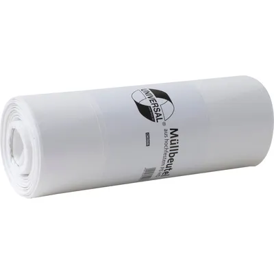 Produktbild von Neutralware Müllbeutel 50 x 60 cm (B x H) 5µm 30l Polyethylen weiß 50 St./Pack.