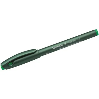 Produktbild von Schneider Schreibgeräte Topwriter 157, 1 Farben, Grün, 0,8 mm, Grün, Rund, Kunststoff