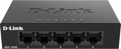 Immagine prodotto di Switch Gigabit, 5 porte, involucro metallico, DLINK DGS-105GLE
