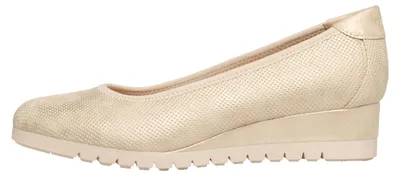 Produktbild von s.Oliver Damen Pumps – Wedges mit Profil-Sohle – Größe 37 EU, 0031 Gold