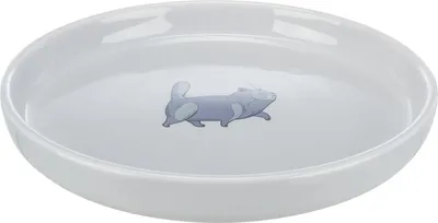 Produktbild von TRIXIE Keramiknapf - grau - 0,6 l/ø 23 cm