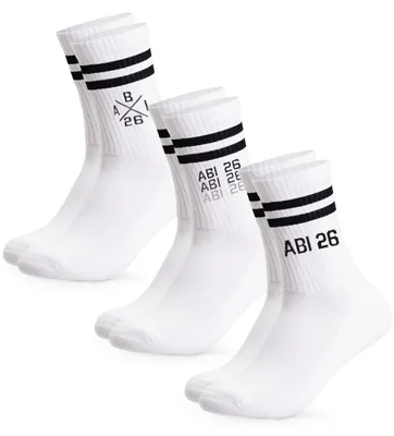Produktbild von Occulto Damen & Herren Abi Tennissocken 3er Pack (Modell: Abi)
