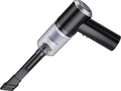 Obrázok produktu pre Vysávač do auta – bezdrôtový ručný vysávač – nabíjanie cez USB 5 V – 120 W – mokré a suché vysávanie – plochá hubica – mini – čierny