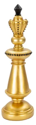 Immagine prodotto di Mauro Ferretti scacchi re Ø 11x32,5 cm decorazione oro nero