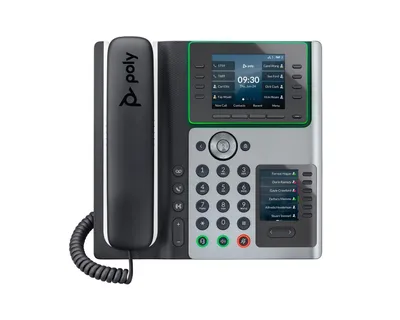 Productafbeelding van Poly Edge E450 - VoIP-telefoon met nummerweergave/doorschakelfunctie - drieweggespreksfunctie - SIP, SDP