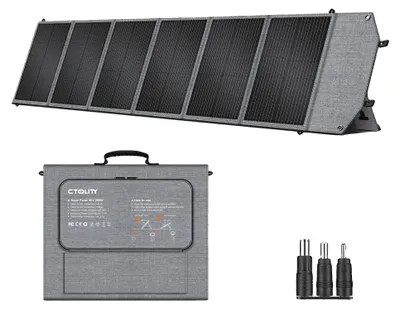 Obrázek produktu pro Solární panel, skládací provedení, vysoká účinnost, SP200 200 W-a, 20,5 V-c, 200 W-a