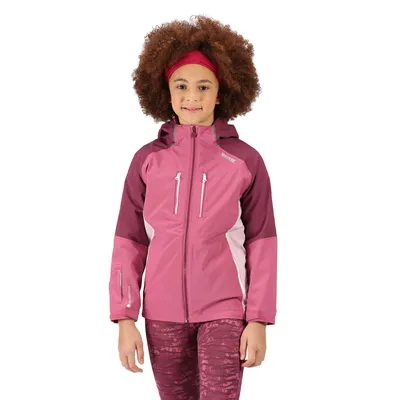 Produktbild von Regatta Hydrate VII 3-in-1 Mädchenjacke mit Kapuze rosa Isotex 176