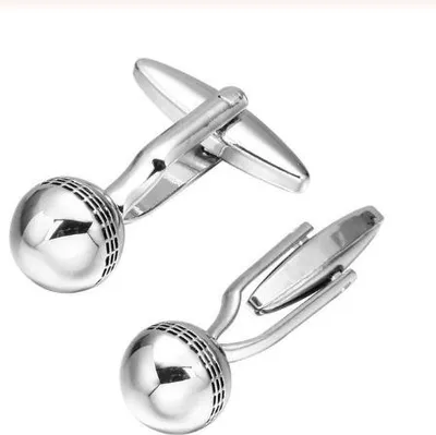 Image de Boutons de manchette boule argentée