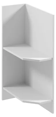 Immagine prodotto di Mobile angolare inferiore SILVARA - larghezza 25 cm, pino andersen / bianco, versione sinistra