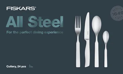 Produktbild von GenesisRK s.r.o. - Fiskars Sada příborů All Steel, 24 ks (1054777)