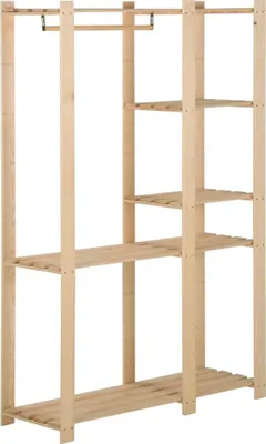 Obrázek produktu pro vidaXL Věšák na kabáty 110x38x170 cm borovicový masiv