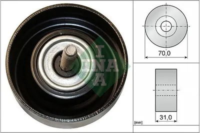 Zdjęcie produktu dla Rolka Paska Wielorowkowy Opel Insignia, Saab 9-3 12.10-