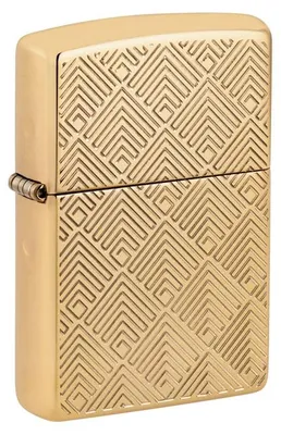 Produktbild von Zippo Benzin-Feuerzeug Messing deep carved Pattern 60006610, unbefüllt