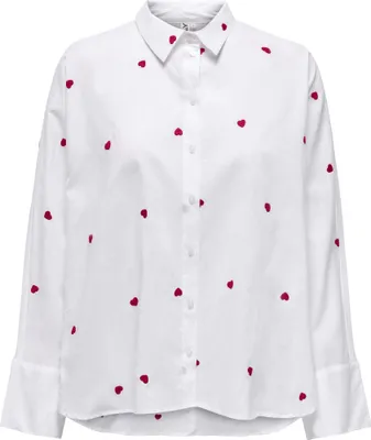 Produktbild von ONLY Bluse Hemdkragen Box Fit Manschetten Knopfleiste Größe: S