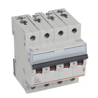 Zdjęcie produktu dla Legrand TX3, Miniaturowy wyłącznik, Typu C, IP20, 240 - 415 V