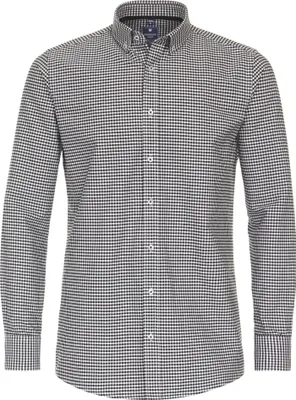 Produktbild von Redmond - Comfort Fit - Herren Hemd in verschiedenen Farben kariert (231505111), Größe:S, Farbe:Schwarz(90)