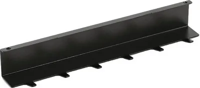 Produktbild von Linero MosaiQ Hakenleiste 250 x 44 x 38 mm schwarz matt / Reling - Haken / Relingsystem / Kesseböhmer