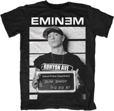 Produktbild von Eminem Verhaftung Herren T Shirt: Mittel