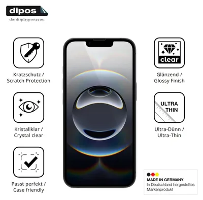 Produktbild von 4x Schutzfolie für Apple iPhone 17e klar Displayschutzfolie Folie Display Schutz dipos