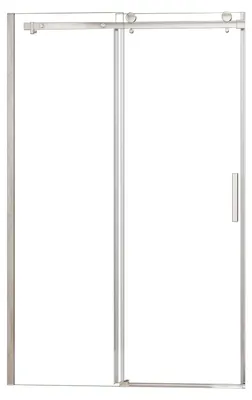 Produktbild von Duschspa 110x195cm Duschkabine Schiebetür dusche Duschwand 8mm ESG-NANO Glas Nischentür Duschabtrennung