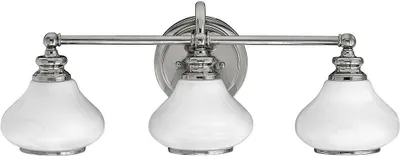 Produktbild von Elstead Ainsley LED Wandleuchte G9 3-fach Poliertes Chrom IP44