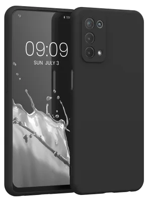 Produktbild von kwmobile Handyhülle für Oppo A74 (5G) / A54 (5G) Hülle - weiches Handy Silikon Case - Schutzhülle Cover - Schwarz matt