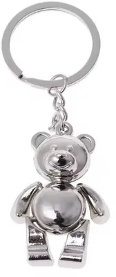 Image de Porte-clés ours - Porte-clés avec ours - Ours en métal - Porte-clés - Ours - Ours mignon - Articulé - CHPN