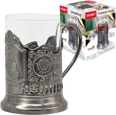 Produktbild von TeeglasHalter Schnellzug (mit Glas 200 ml)