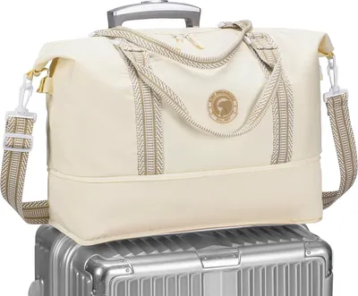 Produktbild von Famanu Handgepäcktasche 40x20x25 - Erweiterbare Nylon Wochenendtasche