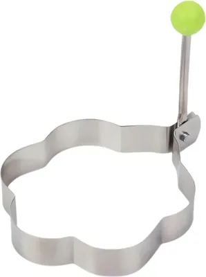 Produktbild von Spiegeleiform Edelstahl Spiegeleier Ring Eier Form Pfannenring Pancakes Gemüse, Ausführung:Blume