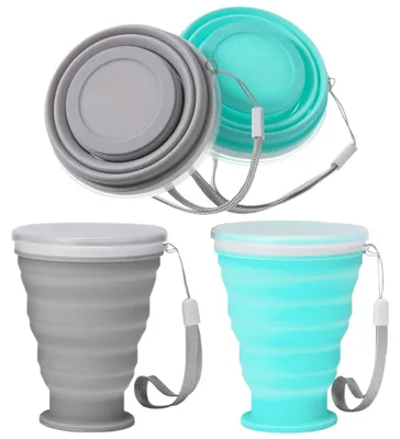 Obrázok produktu pre Cestovná fľaša, skladacia, 300 ml, 2 kusy, vhodná na cesty