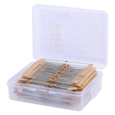 Zdjęcie produktu dla Rezystor, rezystor elektroniczny, zestaw rezystorów, rezystor DIY, zestaw rezystorów węglowych, rezystor 1/6W