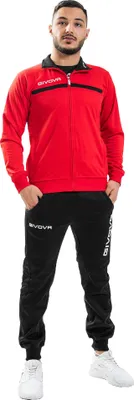 Produktbild von S ROSSO/NERO|Givova One Full Zip Trainingsanzug TT012-1210