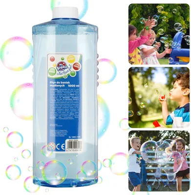 Produktbild von Seifenblasenflüssigkeit, Seifenblasen, GROßE KAPAZITÄT 1L NACHFÜLLPACKUNG – MY BUBBLE Nachfüllflasche 1L