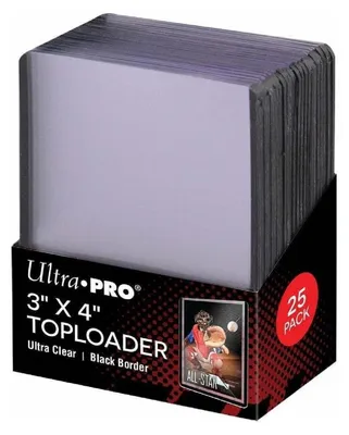 Produktbild von Ultra Pro Toploader mit schwarzen Rand 3" x 4"