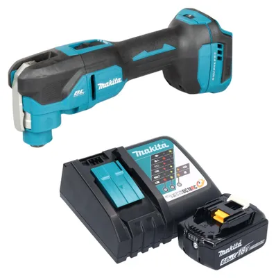 Produktbild von Makita DTM 53 RG1 Akku Multifunktionswerkzeug 18 V OIS / Starlock Brushless + 1x Akku 6,0 Ah + Ladegerät