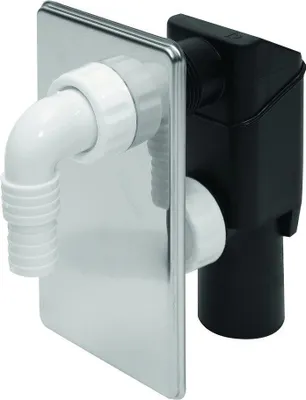 Produktbild von Unterputz Siphon silber Abwasser Waschgeräte Waschmaschine Abfluss
