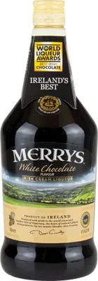 Produktbild von Merrys White Chocolate Irish Cream Liqueur 0,7L - Irischer Likör mit weißer Schokolade | Likör