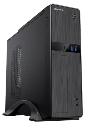 Produktbild von UNYKAch UK2011, Desktop, PC, Schwarz, micro ATX, ABS, SGCC, 6 cm
