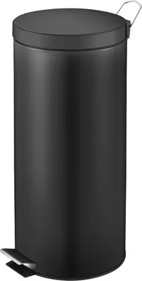 Produktbild von V-Part - Treteimer 30 Liter - Steel   - Schwarz