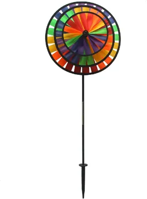 Image de Rhombus | Wind Game Triple Wheel | Décoration de jardin