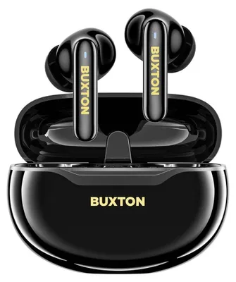 Image de Buxton BTW 7200 Noir - Écouteurs intra-auriculaires sans fil avec étui de chargement, couleur noire