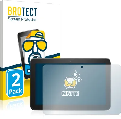 Produktbild von 2x BROTECT Schutzfolie für Amazon Fire 7 2022 Displayschutz Displayschutzfolie Folie Matt Entspiegelungsfolie