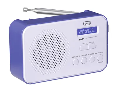 Zdjęcie produktu dla Trevi DAB 7F92 R, Przenośny, Cyfrowy, DAB, DAB+, FM, 87,5 - 108 MHz, 174.928 - 239.2 MHz, LCD