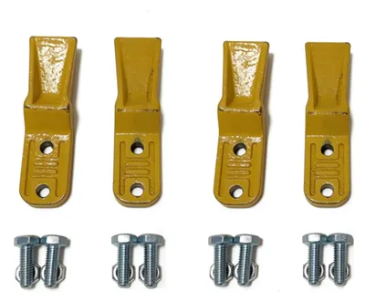 4 Baggerzähne aus Kohlenstoffstahl für 23/230 Serie
