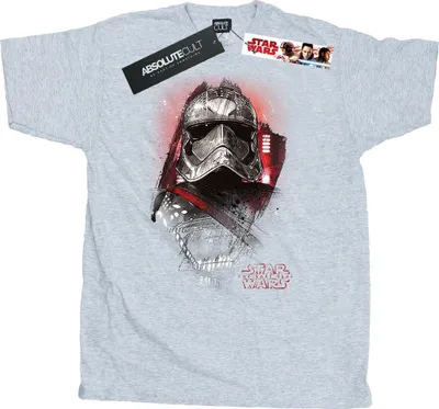 Produktbild von Star Wars - "The Last Jedi" T-Shirt für Herren BI46998 (S) (Grau)